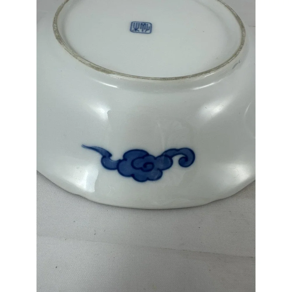Antique Chinese Porcelain Bowl Blue & White  Qing-Republic Jingdezhen ~8